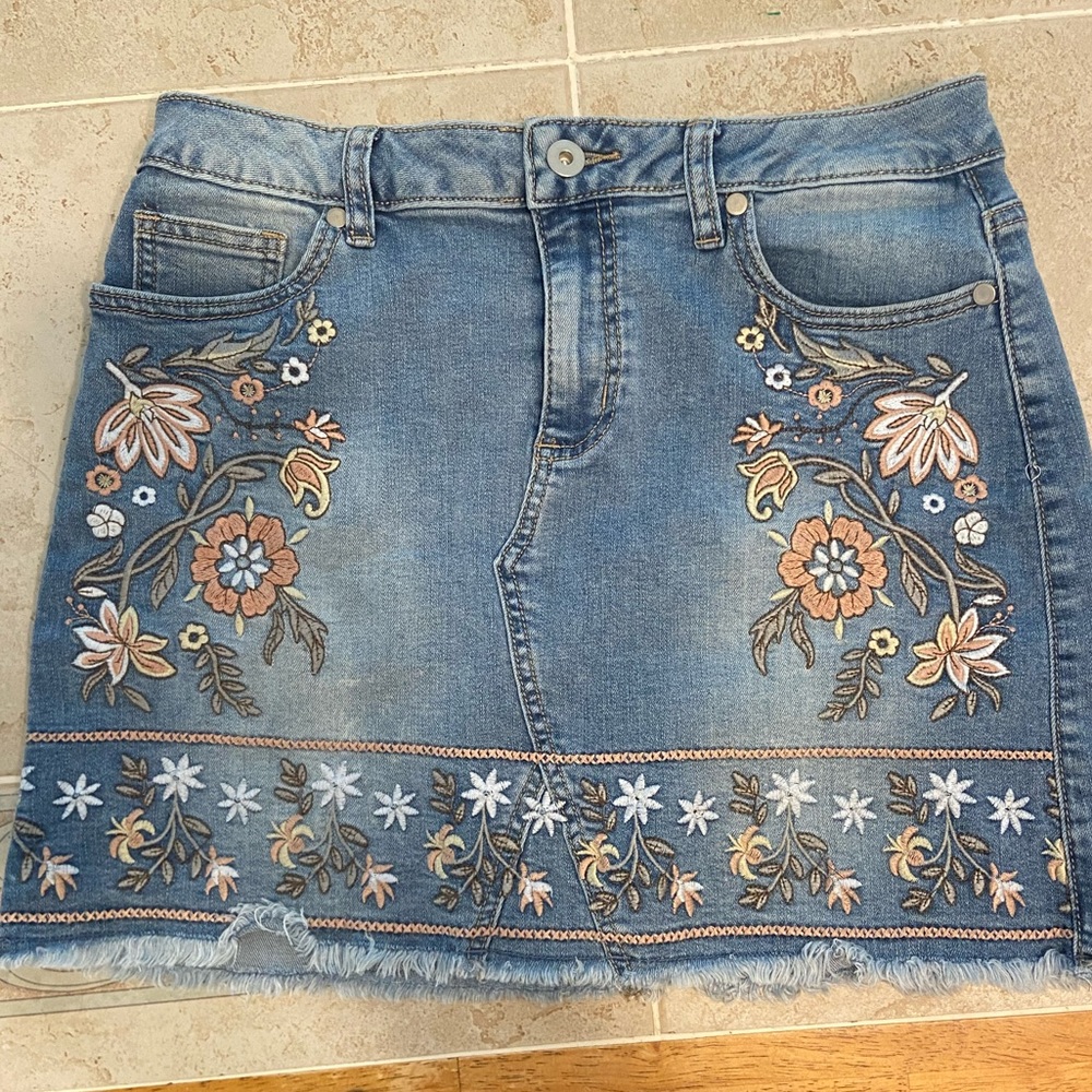 Altar’d state denim skirt small